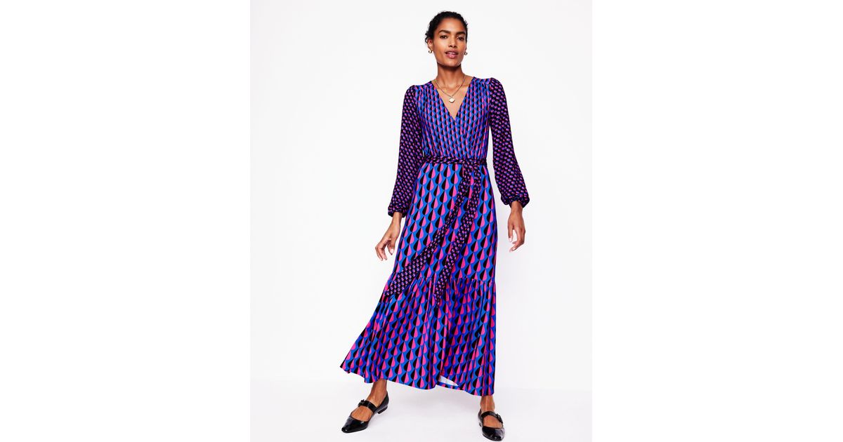 boden wrap jersey dress Buy Boden Blue Carla Jersey Wrap Dress from Next USA