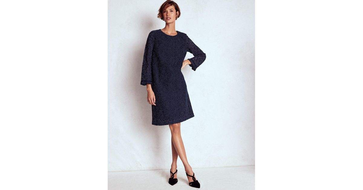 Boden Lace Occasion Mini Dress in Blue | Lyst