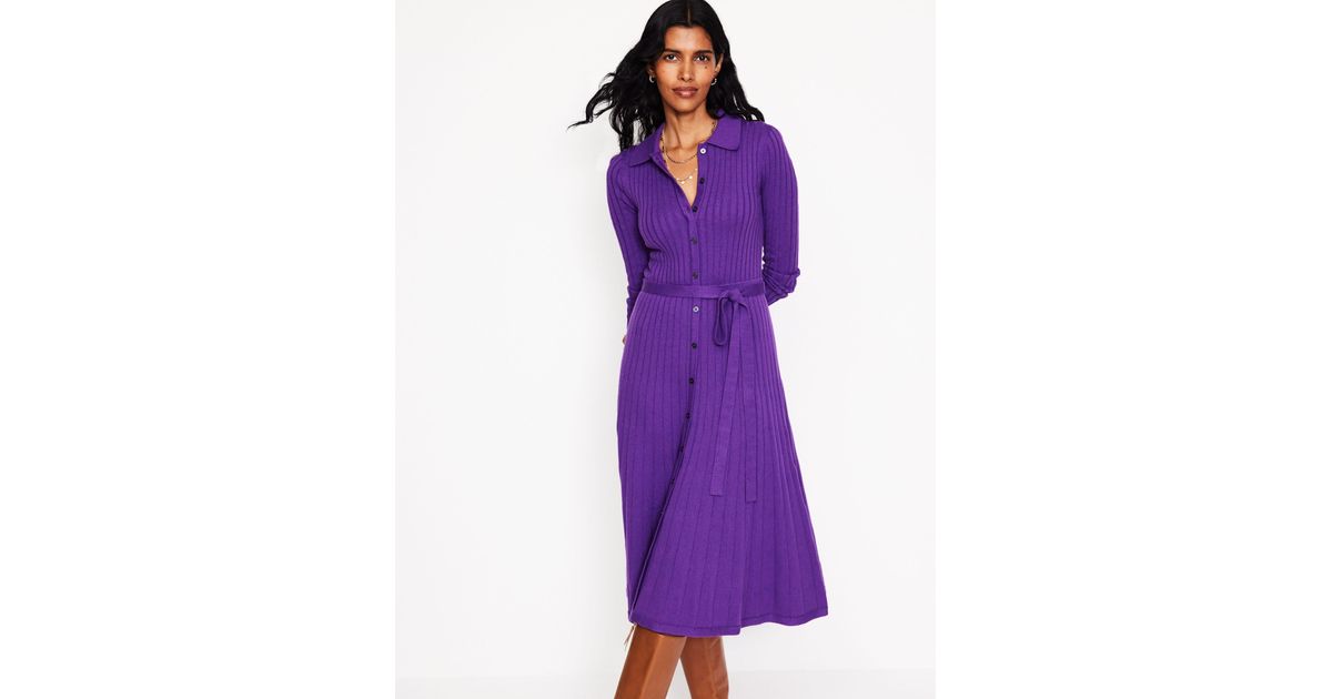 floral print knit dress Blue Floral Print Maxi Knit Dress main image 0