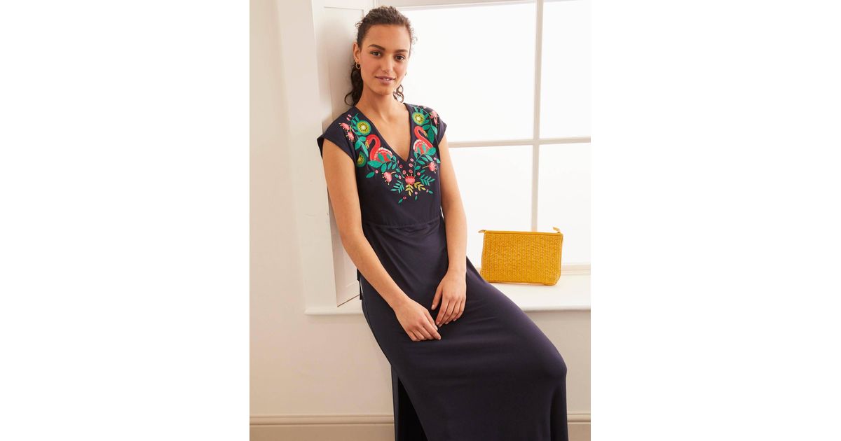 marcia embroidered maxi dress