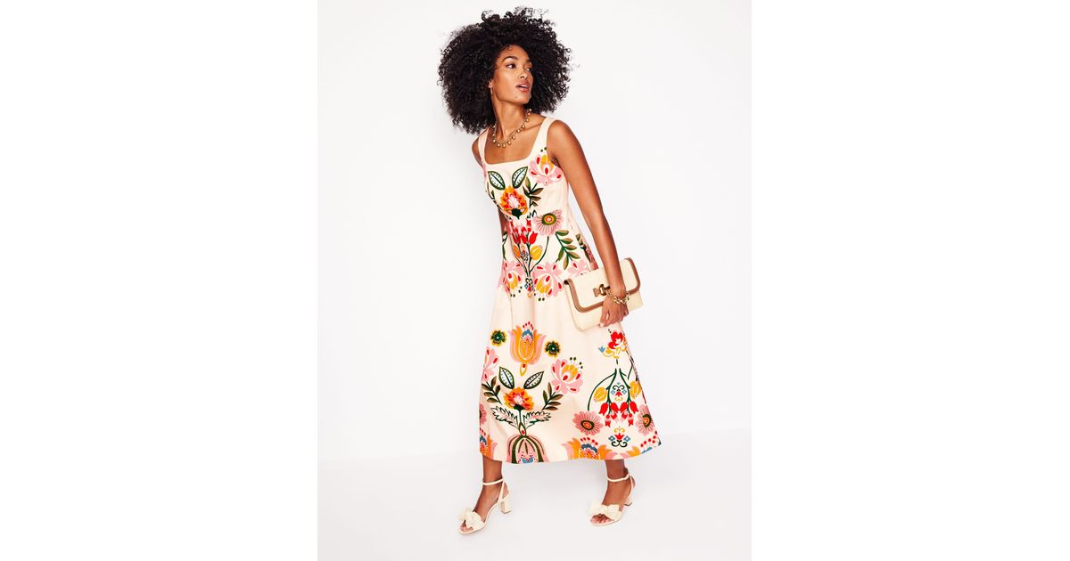 boden square fit and flare dress Buy Boden Cream Square Fit & Flare Dress from Next USA