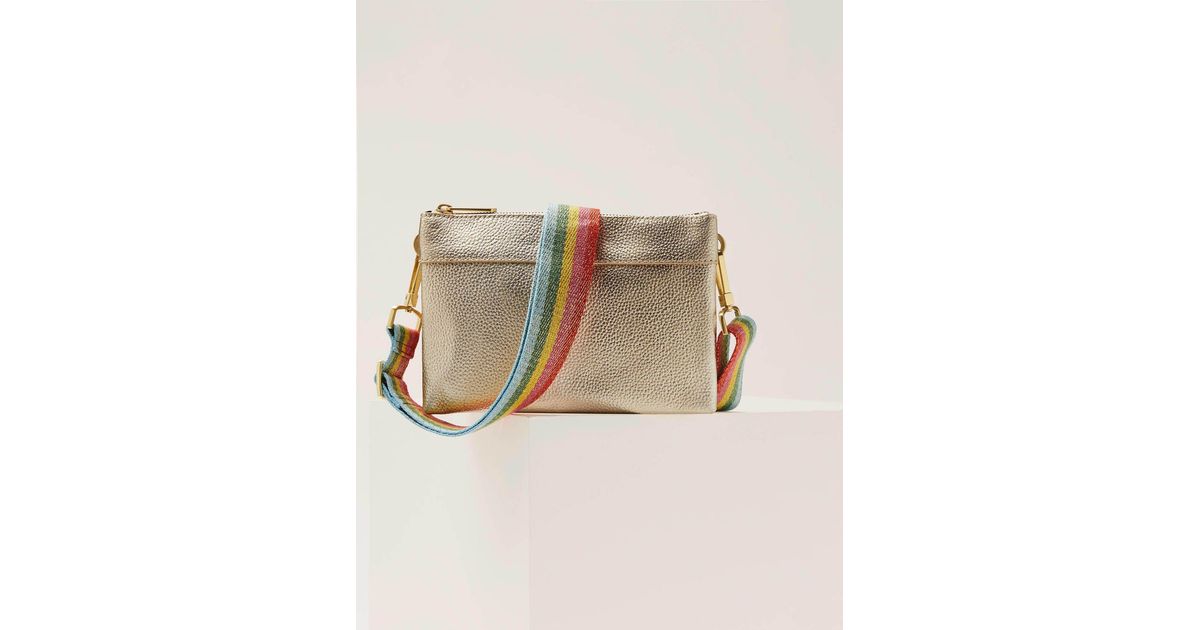 Boden Clementine Crossbody Bag Gold in Natural Lyst