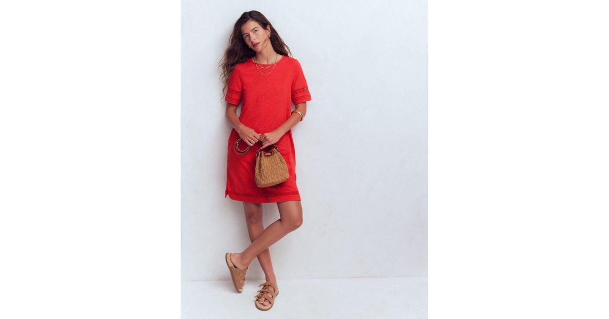 Boden Hattie Jersey T-Shirt Dress in Red | Lyst Boden Hattie Jersey T-Shirt Dress in Red | Lyst
