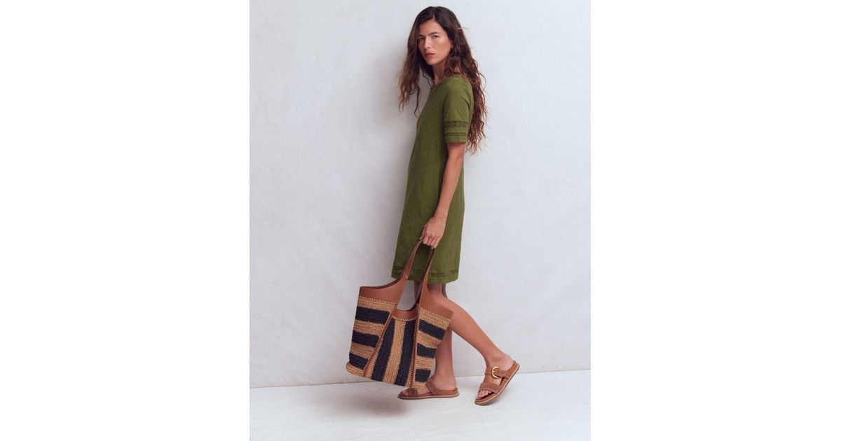 boden hattie jersey dress T-Shirt in Green upload-20241223