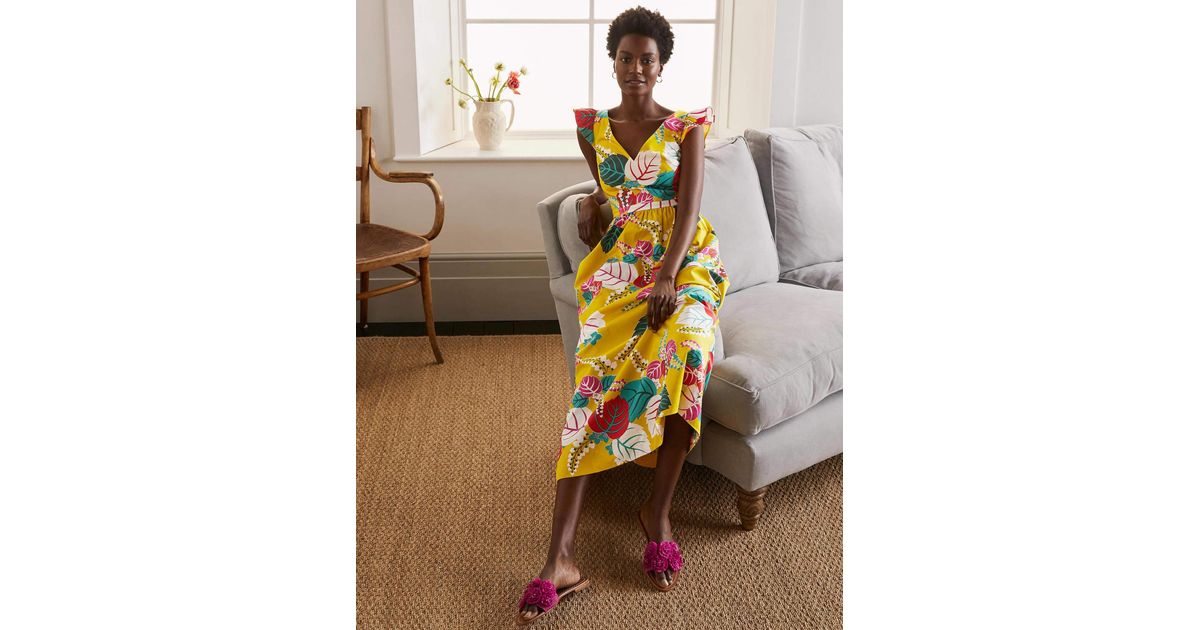 Andrea Frill Sleeve Maxi Dress 
