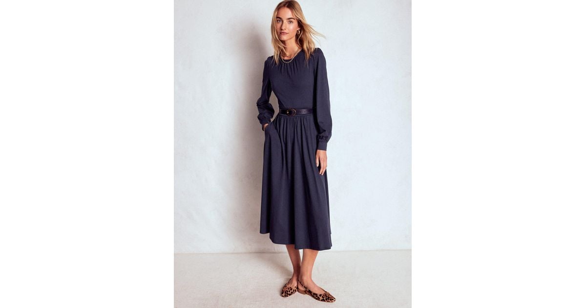 Boden Alexandra Jersey Midi Dress in Blue | Lyst UK Boden Alexandra Jersey Midi Dress in Blue | Lyst UK