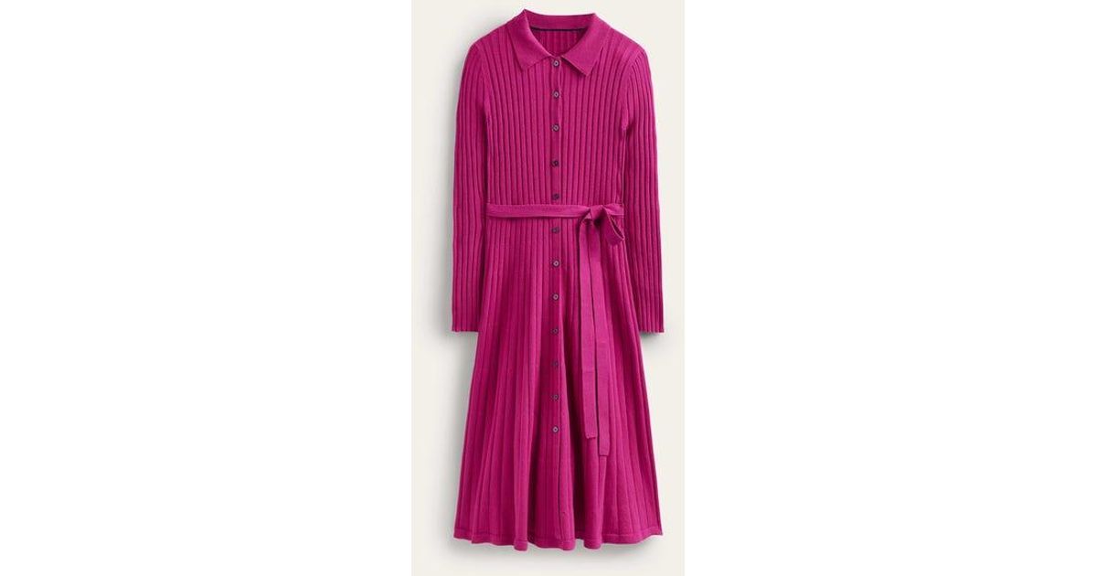 long hot pink dress Hot Pink Sequin Scoop Neck Lace-Up Long Prom Dress with Slit – Modsele