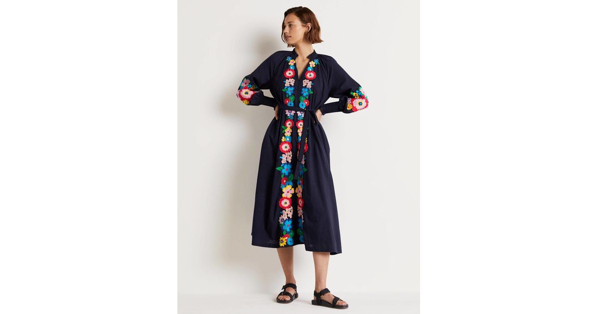 sachin and babi light blue dress Boden clemmie dress embroidered main image 0