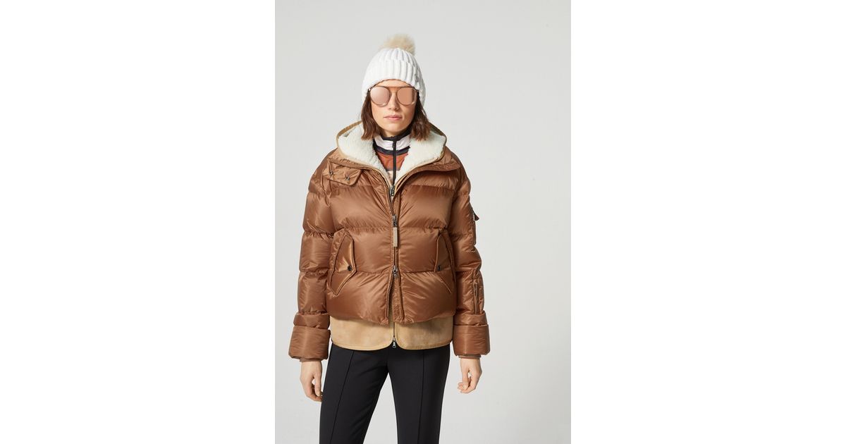 Bogner Goose Lily Quilted Down Jacket in Copper (Brown) | Lyst Australia