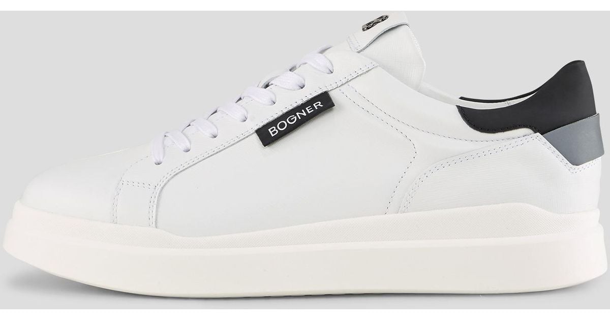 Bogner Leather Sarajevo Sneakers in White/Black (White) for Men | Lyst  Canada