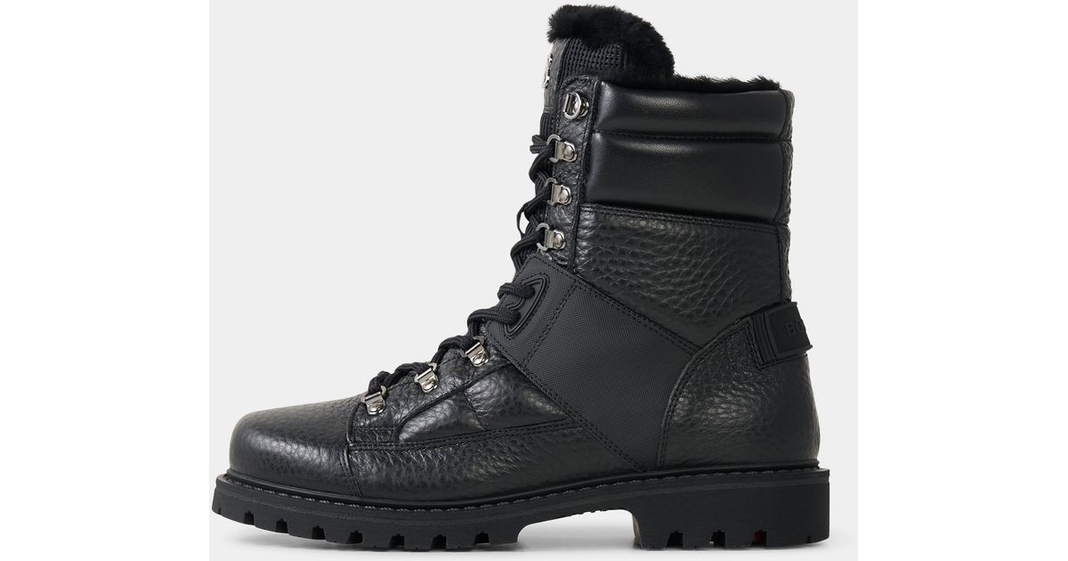 Bogner Mid Boots Anchorage with spikes in Black, Size 43, US 10 Bogner Lace-Up Boots Helsinki With Spikes For in Black for  main image 2