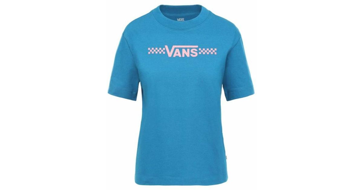 Vans Women's Short Sleeve T-shirt Funnier Times Blue | Lyst