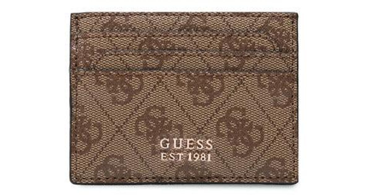 Guess Women Wallet in Brown Lyst
