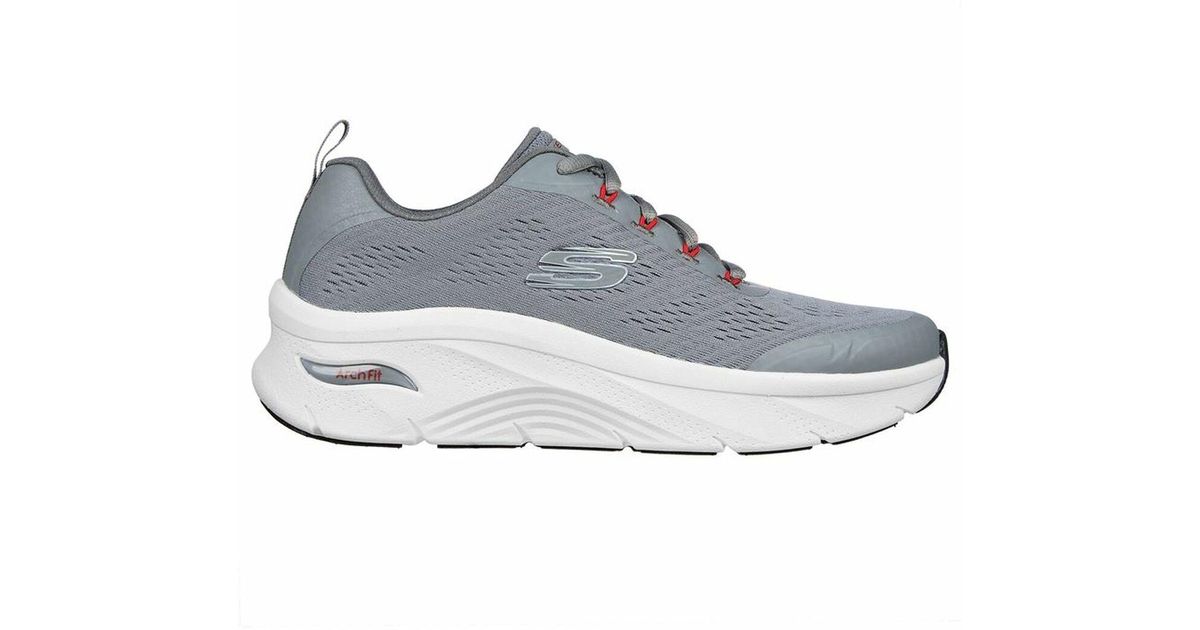 Skechers Men's Trainers Relaxed Fit: Arch Fit D'lux Grey in Blue for ...