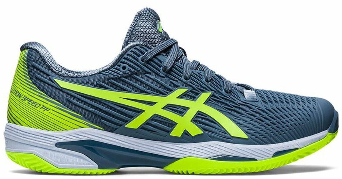 Asics Solution Speed Flytefoam 2 Tennis Shoes in Blue for Men Lyst Asics Solution Speed Flytefoam 2 Tennis Shoes in Blue for Men Lyst
