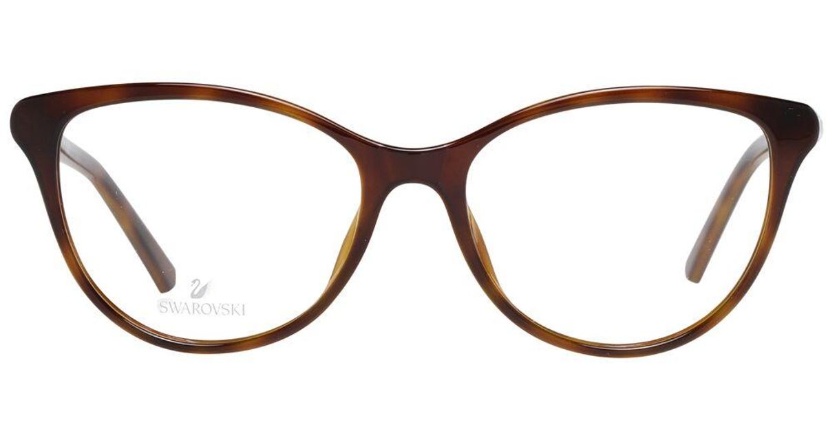Swarovski Ladies' Spectacle Frame Sk5311 52052 in Brown | Lyst