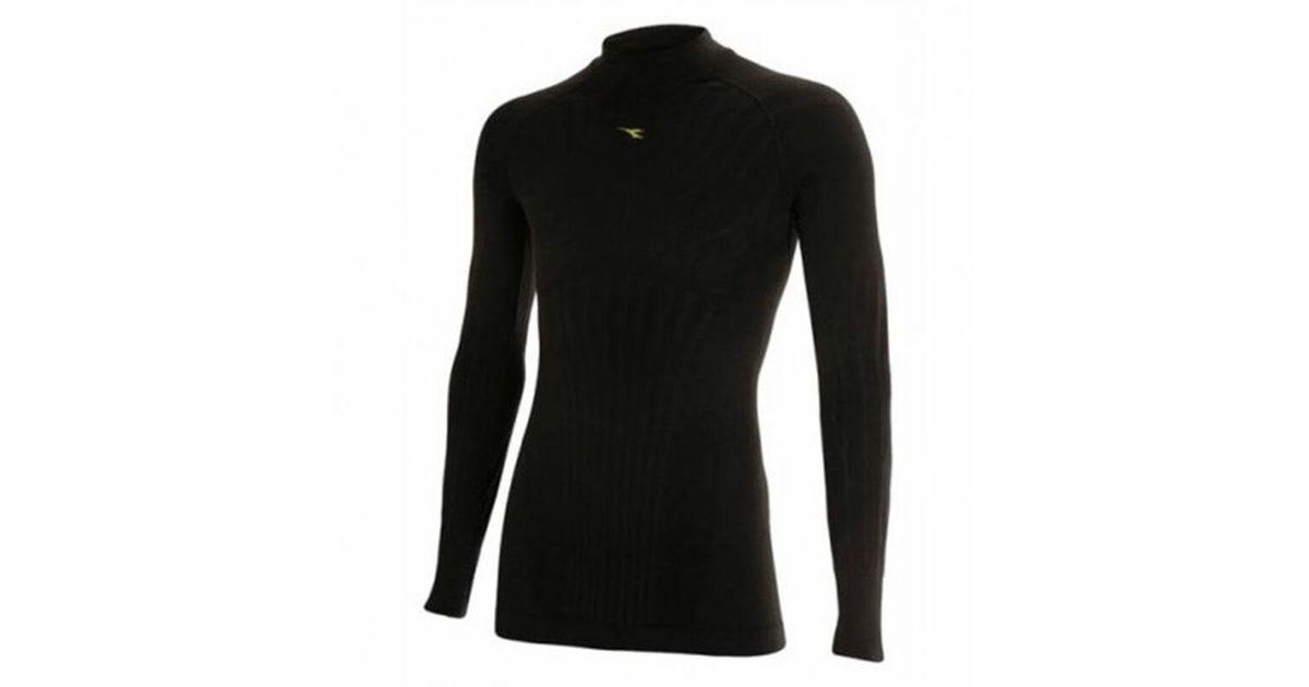 Diadora Men's Thermal Tshirt Black for Men Lyst