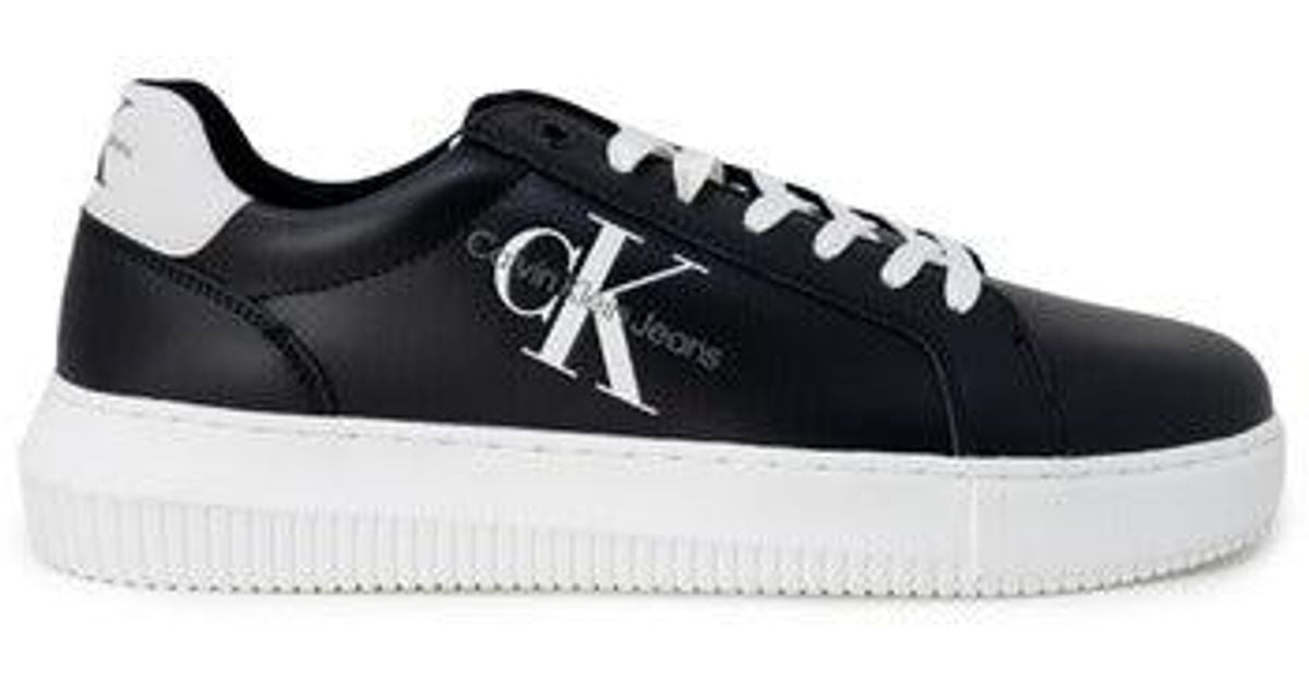 calvin klein silver sneakers