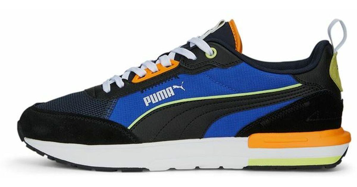 PUMA Men's Casual Trainers R22 Black in Blue for Men | Lyst