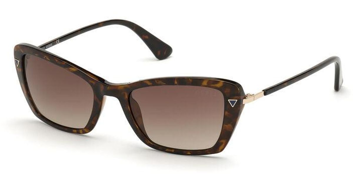 Guess Ladies' Sunglasses Gu7654 Dark Havana in Metallic Lyst