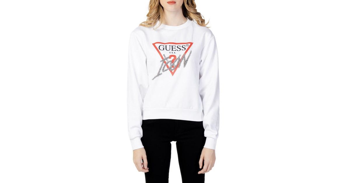 Guess Women Sweatshirts in White Lyst