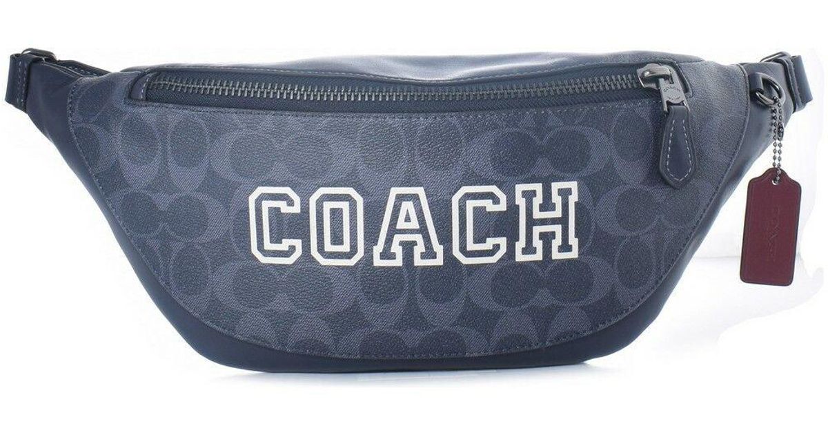 COACH Unisex Belt Pouch Cb912qb0iz 40 X 15 X 9 Cm Blue Lyst