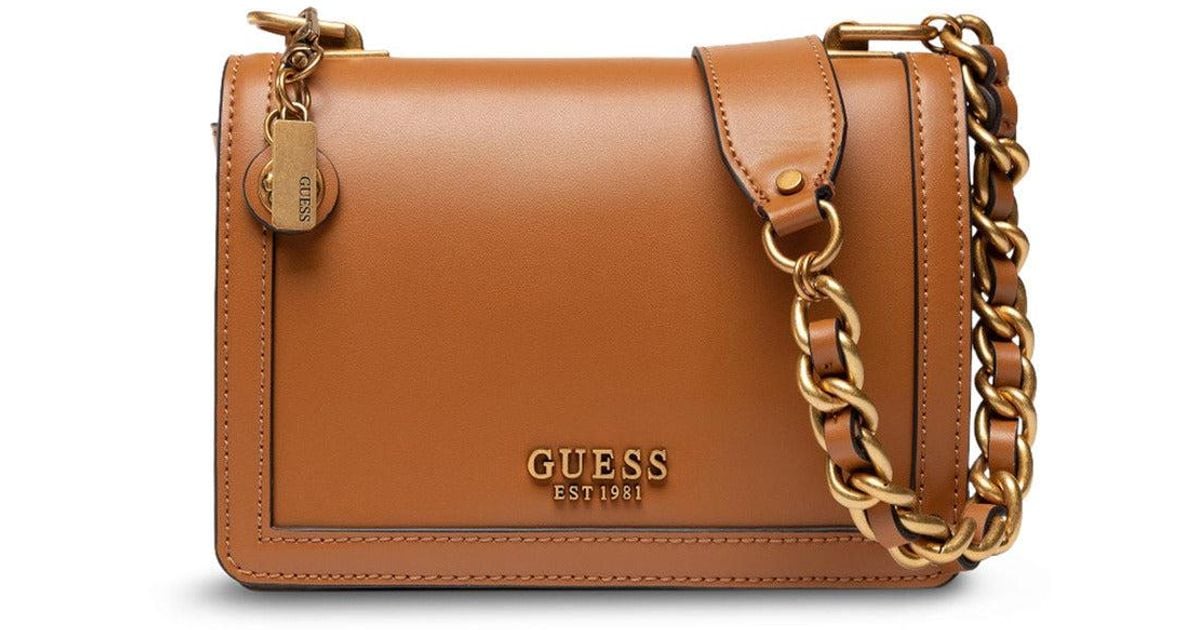 Guess Abey Crossbody Bag in Brown Save 2 Lyst
