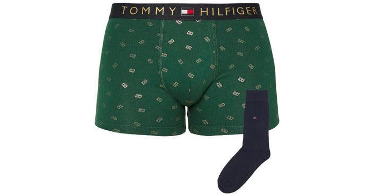green tommy hilfiger underwear