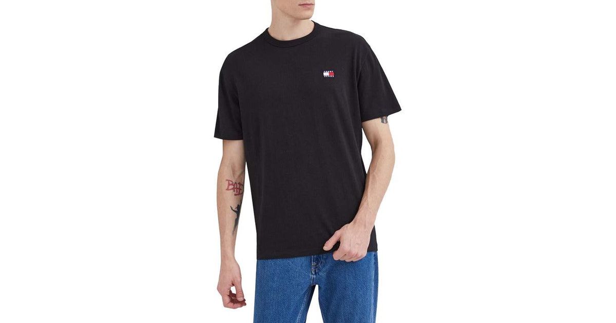 TOMMY HILFIGER JEANS Men T-shirt in Black for Men | Lyst
