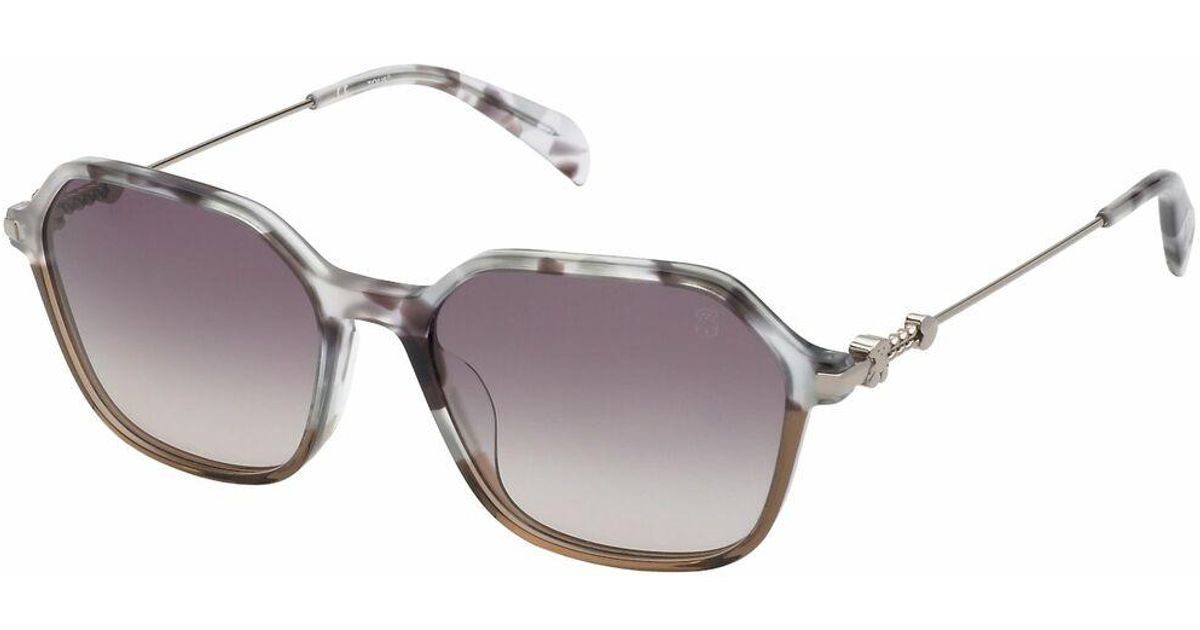 Tous Ladies' Sunglasses Stob425509qa Ø 55 Mm in Metallic Lyst
