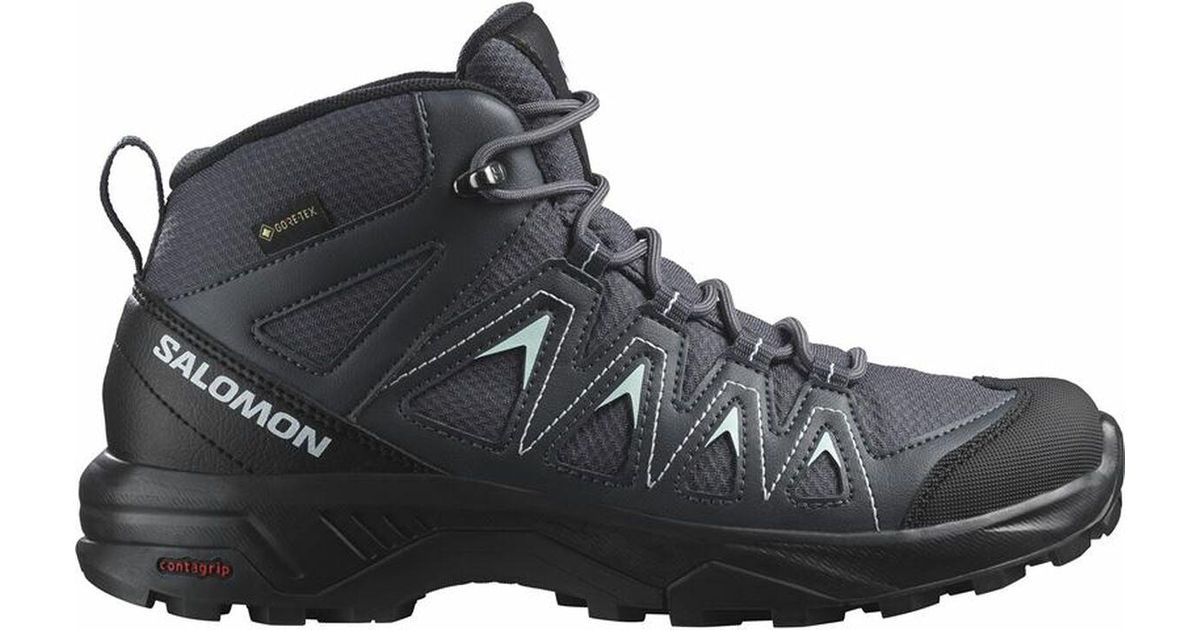 Salomon Hiking Boots X Braze Mid Gore-tex Lady Black | Lyst