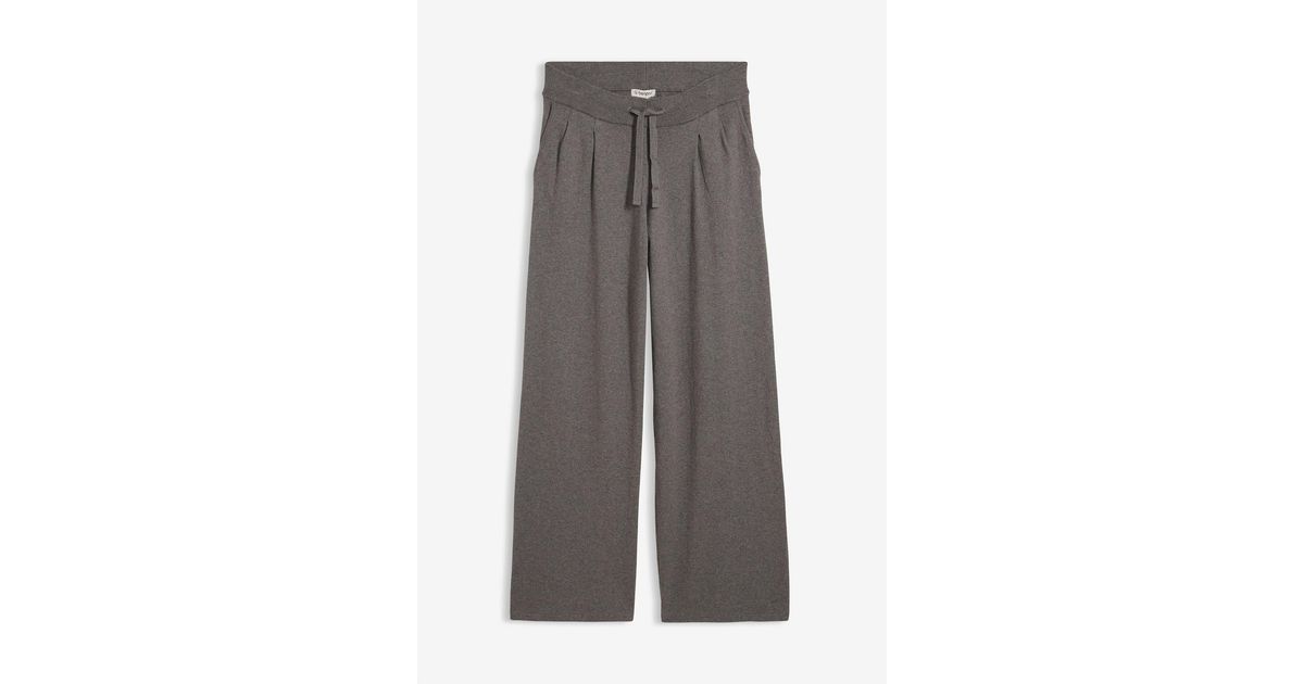 Pantaloni di bonprix in Grigio Lyst