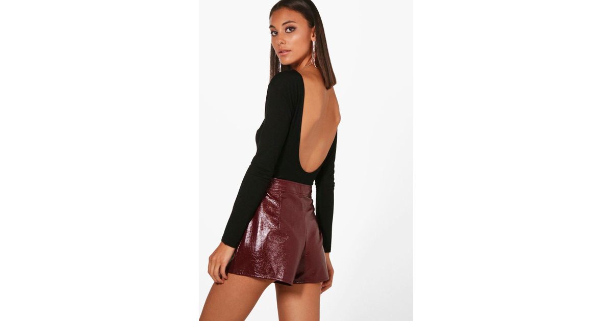 lyst boohoo basic backless
