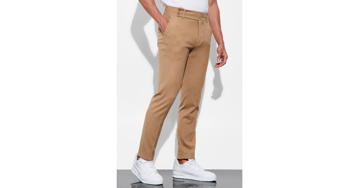 Tailored Turn Up Trouser  Nasty Gal