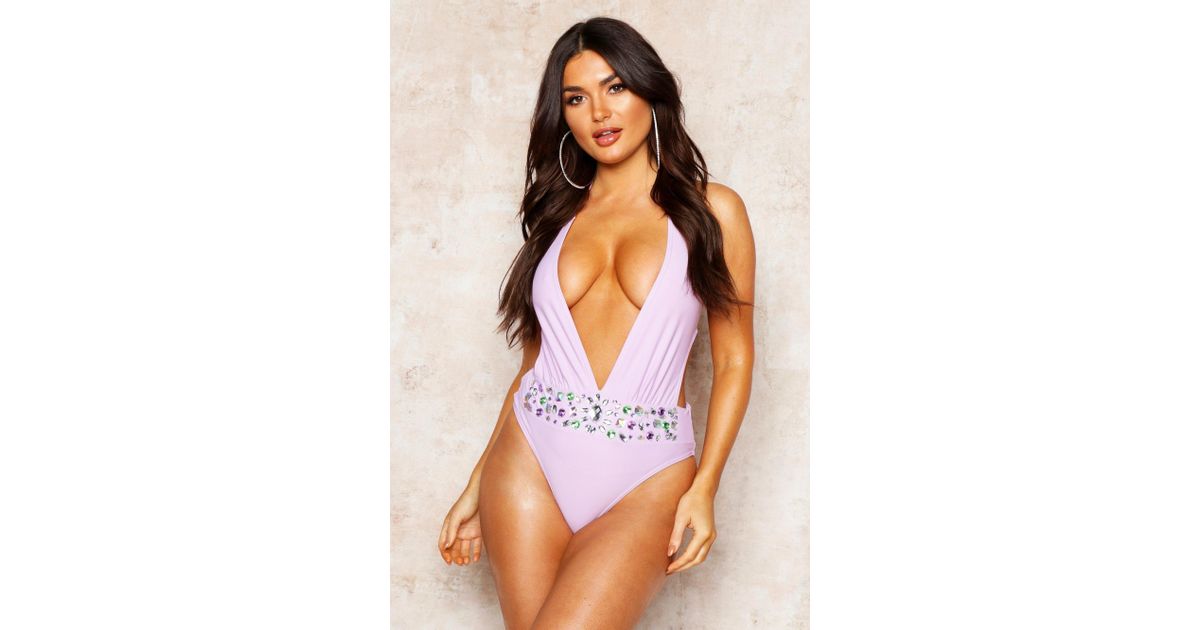 jewelled swimsuit
