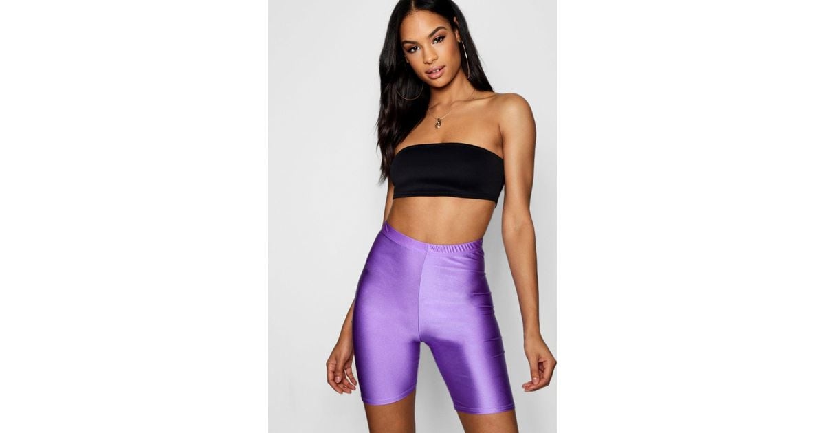 lilac cycling shorts