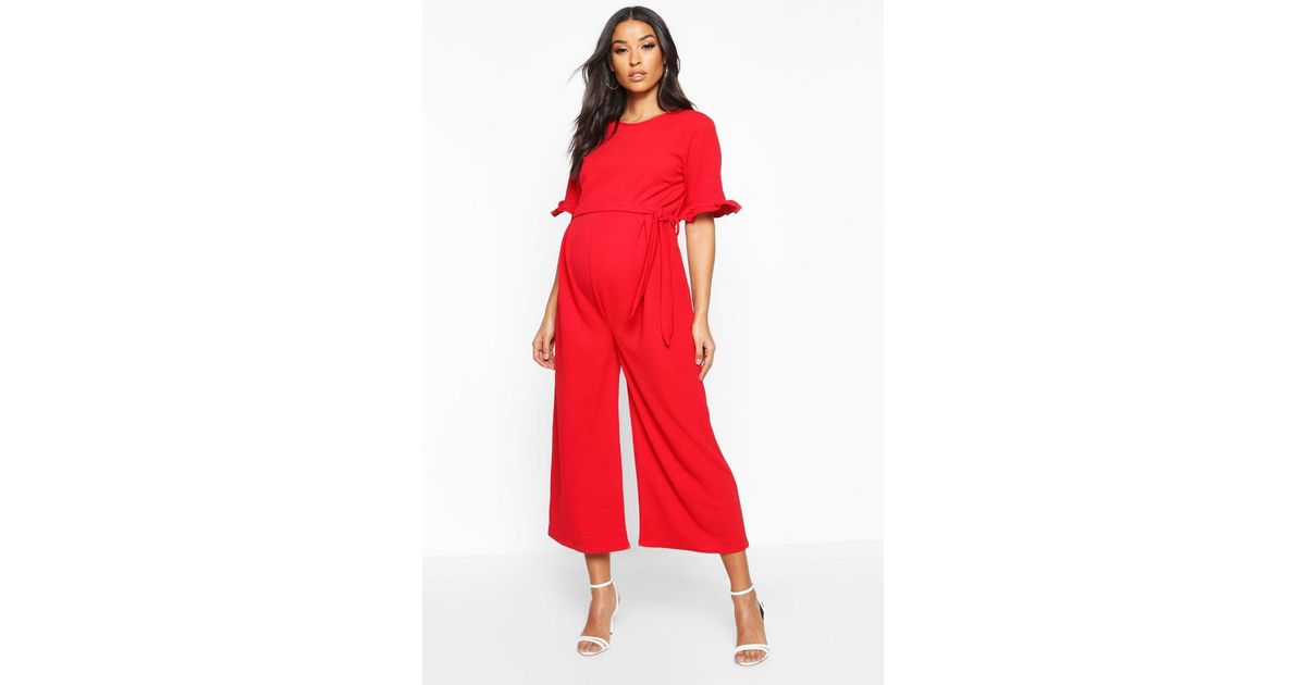 boohoo maternity jumpsuit