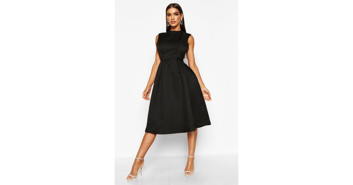 boohoo black prom dress