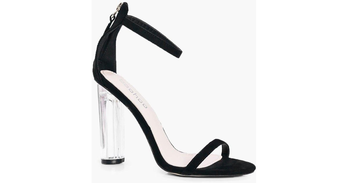 boohoo black high heels