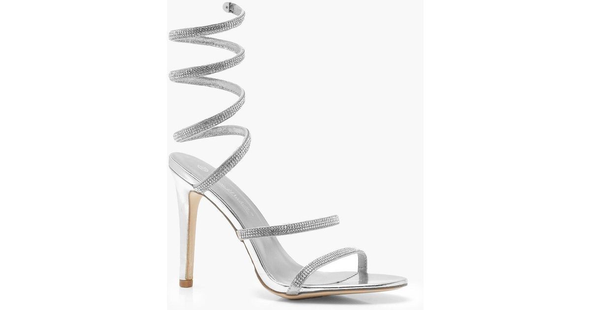 spiral high heels