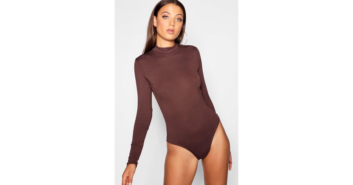 chocolate brown bodysuit