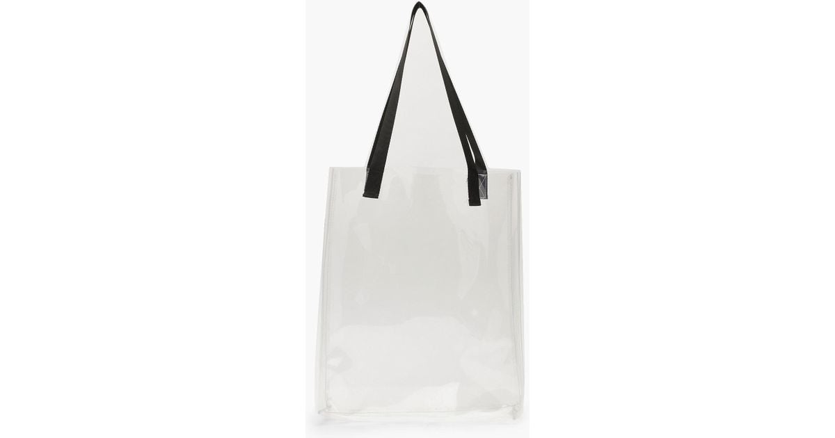 clear shopper bag