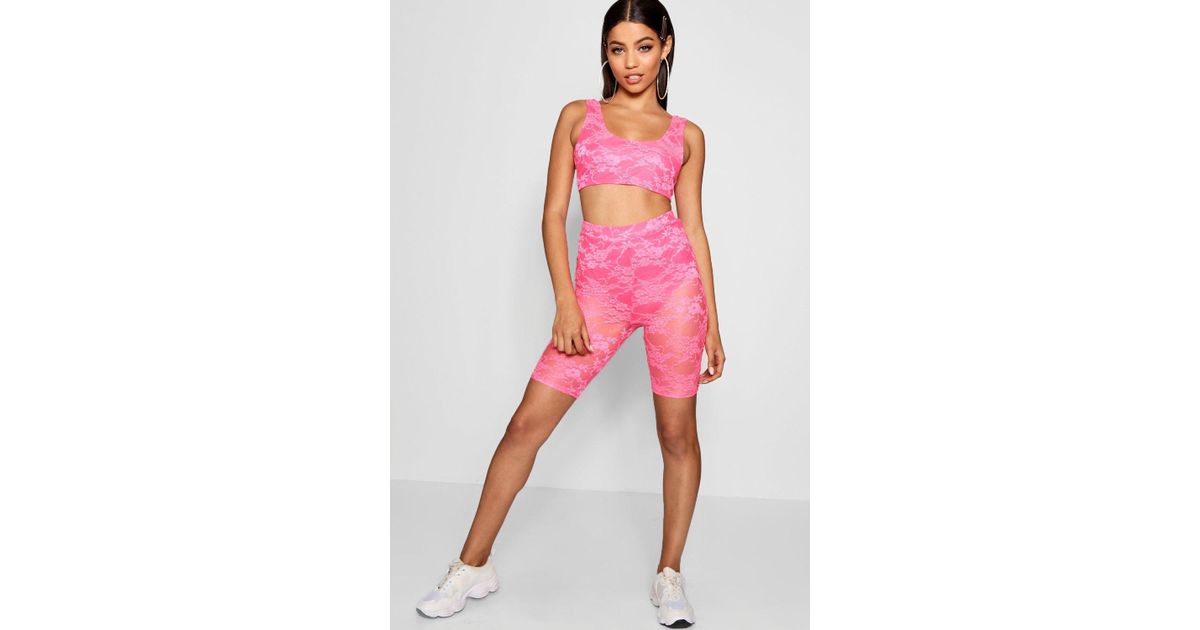 boohoo neon crop top