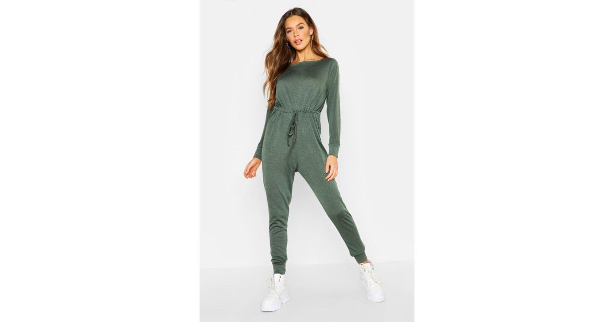 long sleeve lounge jumpsuit