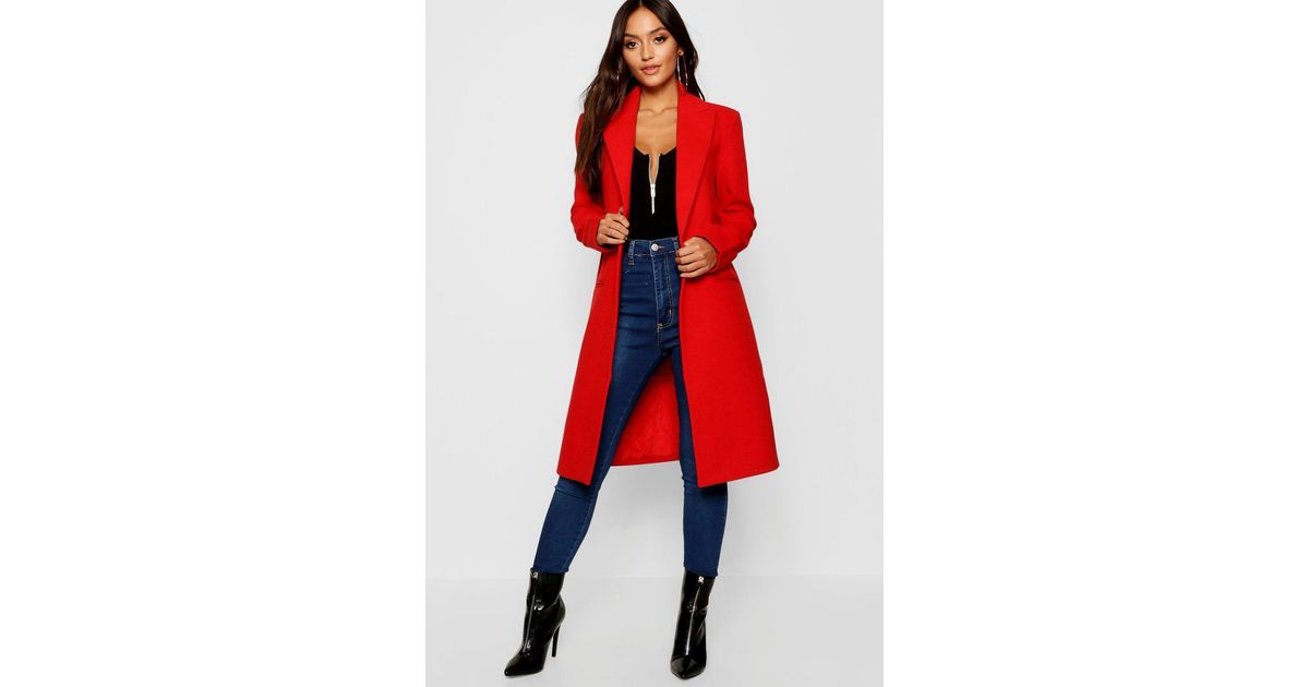 boohoo duster coat