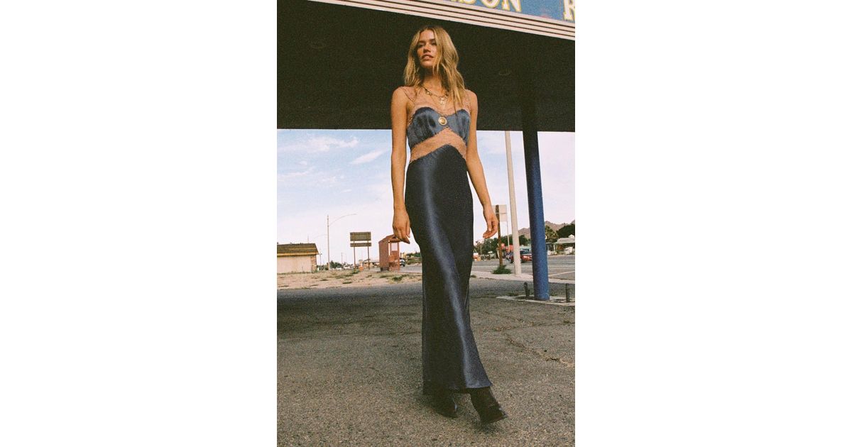 chinese dress ladies Rent Nasty Gal Lace Bandeau Maxi Dress
