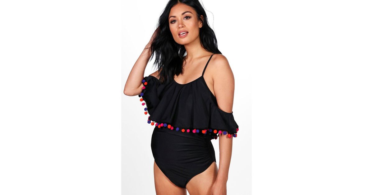 boohoo maternity swimming costume