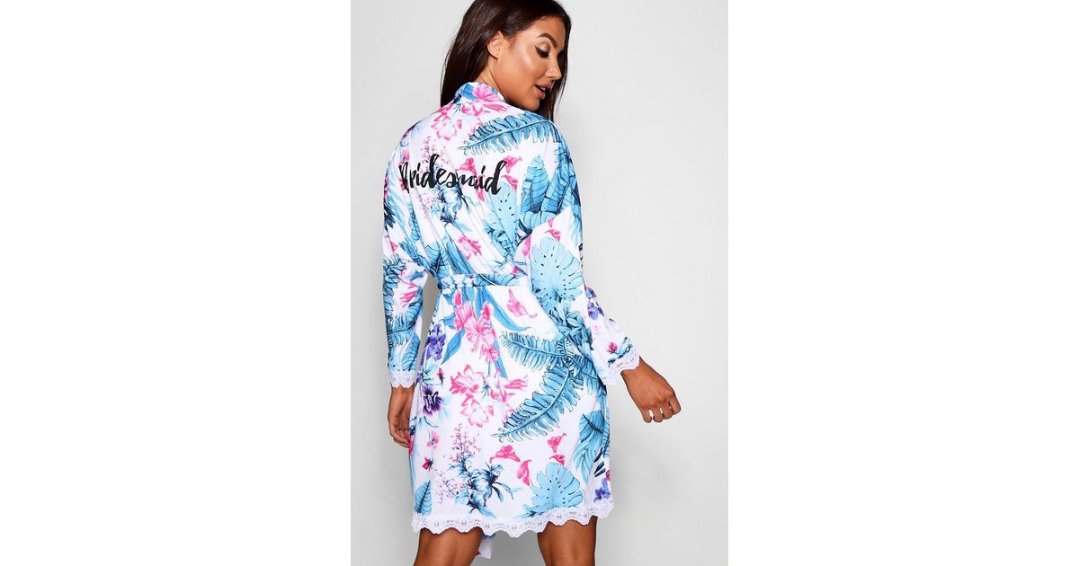 boohoo bridesmaid robe