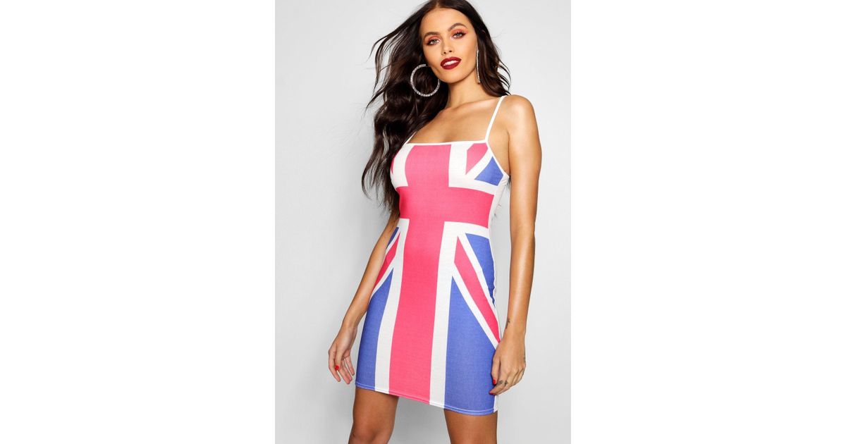 union jack dress boohoo