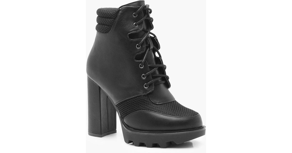 lace up cleated boots